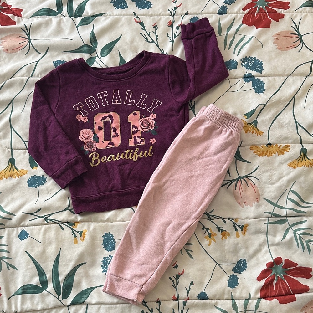 Garanimals Kids Set in Purple and Pink